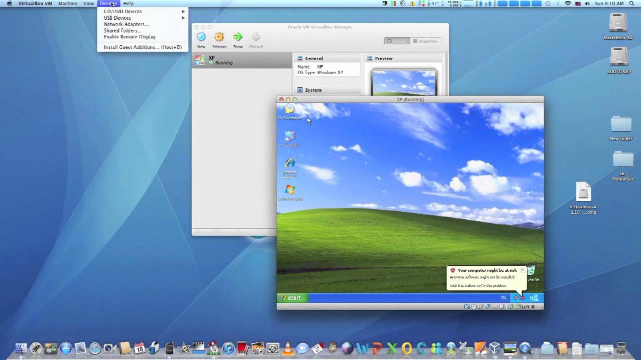 Window mac emulator